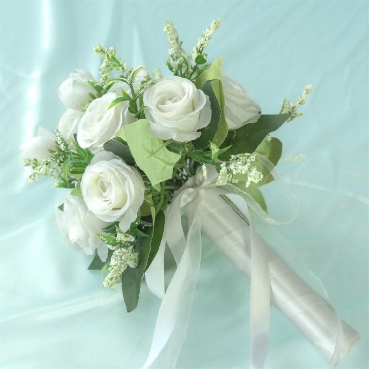 Artificial Vintage Flowers Bouquet Wedding Ceremony Bouquet Beautiful Bouquet for Bridal Shower Ceremony