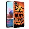 Transparent Phone Case for Redmi 14C 13C 10C 10 9 Note 13 12 11 K50 K40 Plus Pro 4G 5G Soft TPU Cover Halloween Pumpkin Pattern