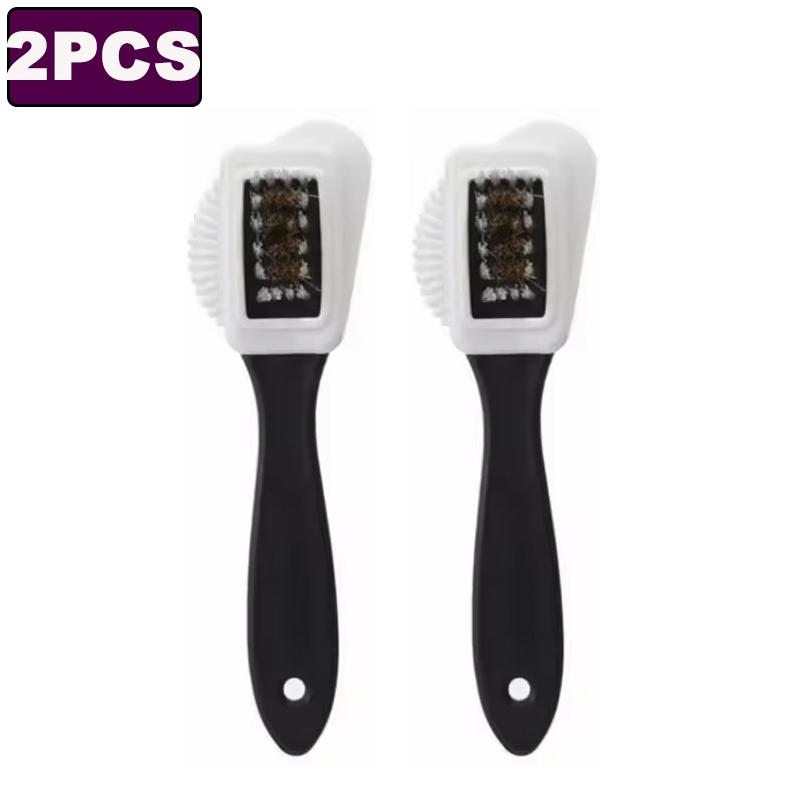 1/4pcs 3Side S-shaped Cleaning Shoe Brush Convenience Shoe Cleaning Brush for Snow Boot Shoe Brush Household Cleaning Tools Acce