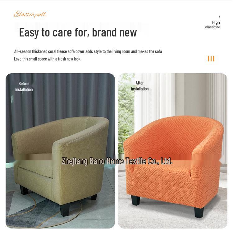 Universal Elastic Sofa Chair Cover for Hotels and Cafes
