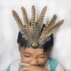 Elegant Feather Headband Cosplay Costume Ethnic Hairband For Adult Children Stage Props Accessories and Themed Parties