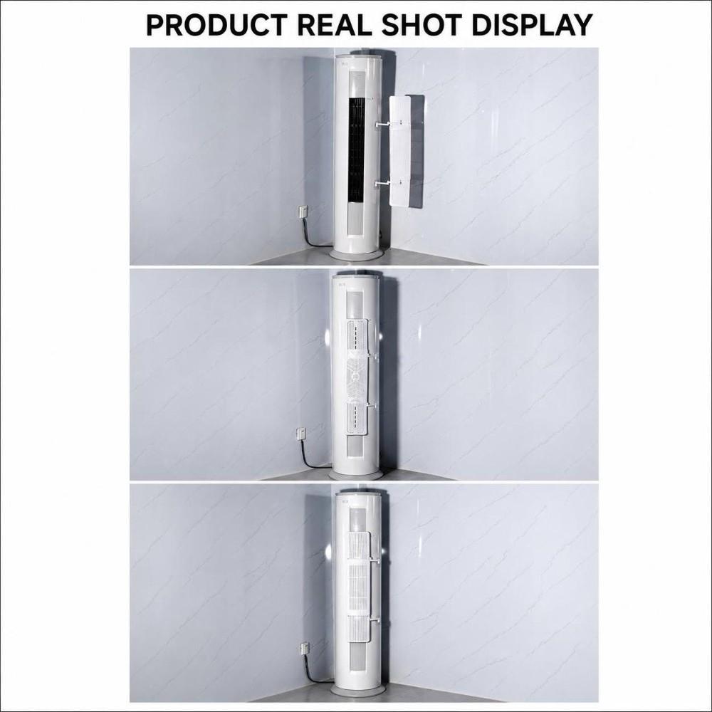 No Drill Air Conditioner Wind Deflector Adjustable AC Air Baffle Air Guard Panel  Public Area Vent