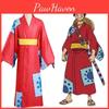 One Piece Wano Country Cosplay Costume For Monkey D Luffy Fans