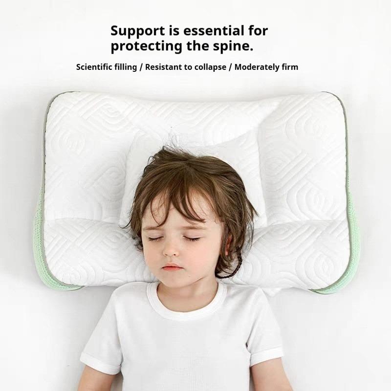 Cuscino per Bambini 1-2-3-6-7 Anni Cuscino per Neonati per Tutte le Stagioni Blu Cina/Verde/Rosa H1/H2H3