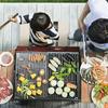 2-Piece Set for Baking Stainless Steel Wire Grill Oven Baking Barbecue Net