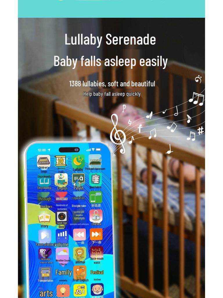 Dwujęzyczny Edukacyjny Telefon dla Malucha: Wielofunkcyjna zabawka edukacyjna dla wczesnego dzieciństwa
