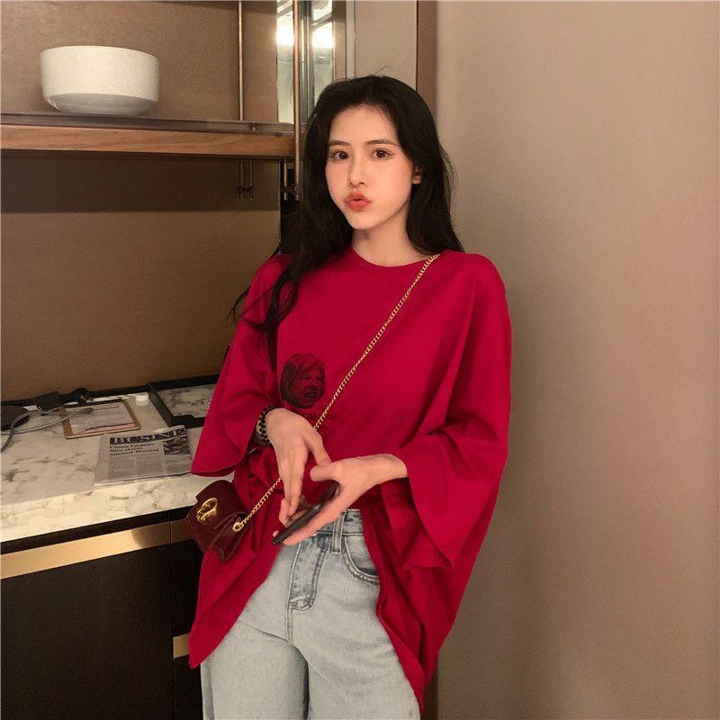 Plus Size Ladies O-neck Tops Casual Pullovers Oversized Summer Short Sleeve Women's Clothing Loose Solid Color T-Shirts