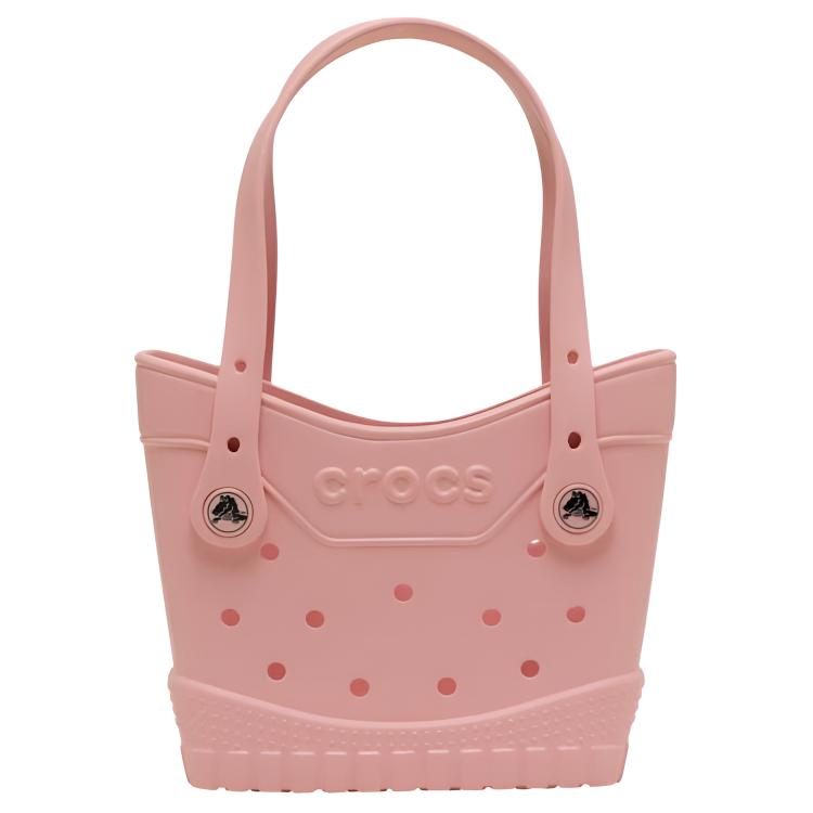 Crocs Hole Design Tote Bag Handbag Small Women s Pink 211702-78U