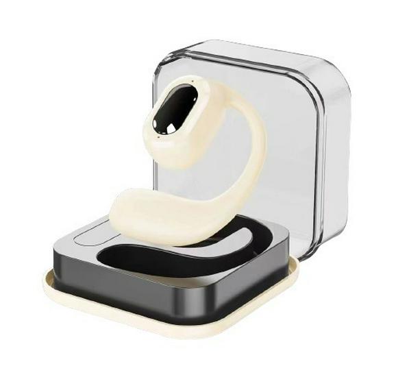 Wireless Bone Conduction Ear-hook Bluetooth Earphones: Sports Noise Cancelling, Long Battery Life, Compatible with Apple & Huawei