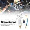 Car A/C Oil and Dye Injectors Refrigerants Tool with Low Side Quick Coupler Adapter 1/4" SAE