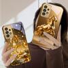 A Lovely Golden Steed For Samsung A50 A51 A52 A53 A54 A55 A56 14 15 13 16 26 31 32 33 34 35 70 71 72 73 Golden Glass Phone Case