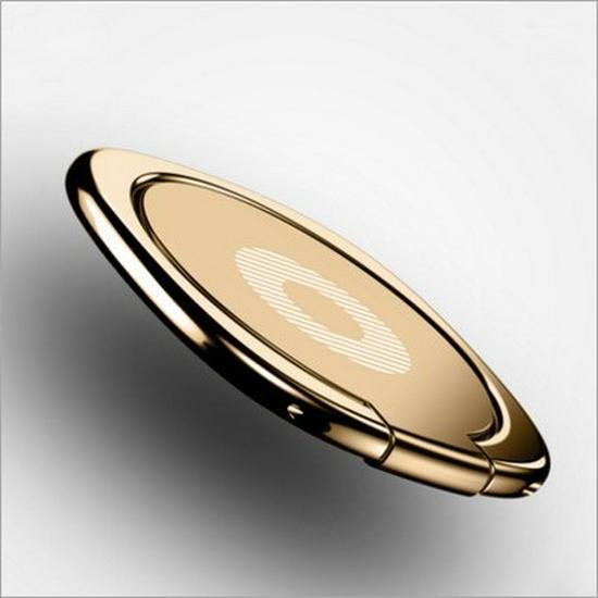 Ultra-thin Round Metal Phone Ring Stand - Creative DIY Gift Accessory