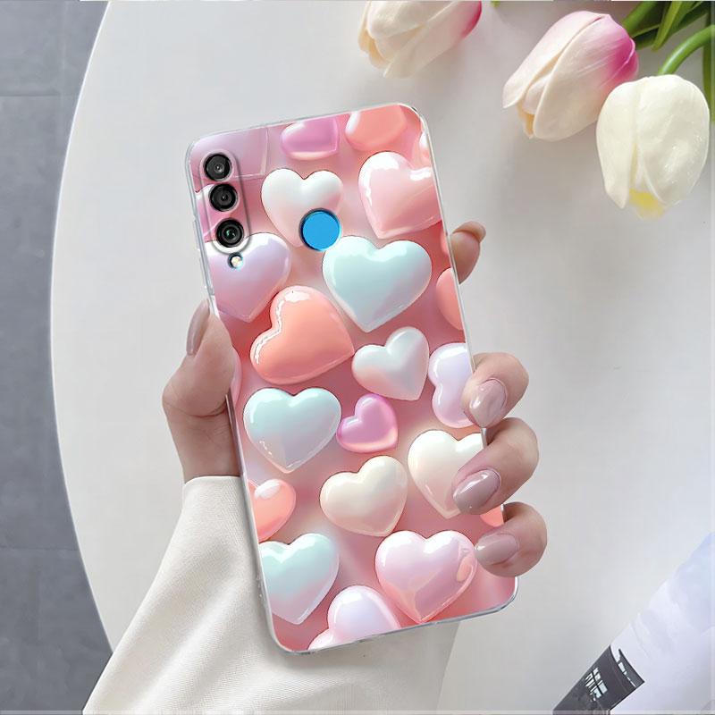 

For Huawei P30 P20 Lite P30 P20 Pro Case Luxury Phone Case For Huawei P20 P30 Marble Flower Clear Soft Silicone Protective Cover Huawei P20Pro