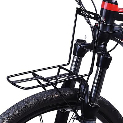 Suporte de bagageiro dianteiro para bicicleta, suporte para cesta, alforje universal para bicicleta