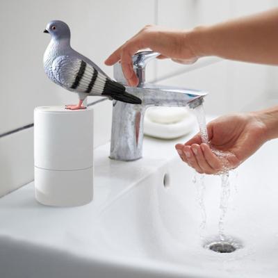 Lavamanos Automático de Espuma por Inducción Dispensador de Jabón sin Contacto Alimentado por Batería Forma de Pájaro Caca de Pájaro