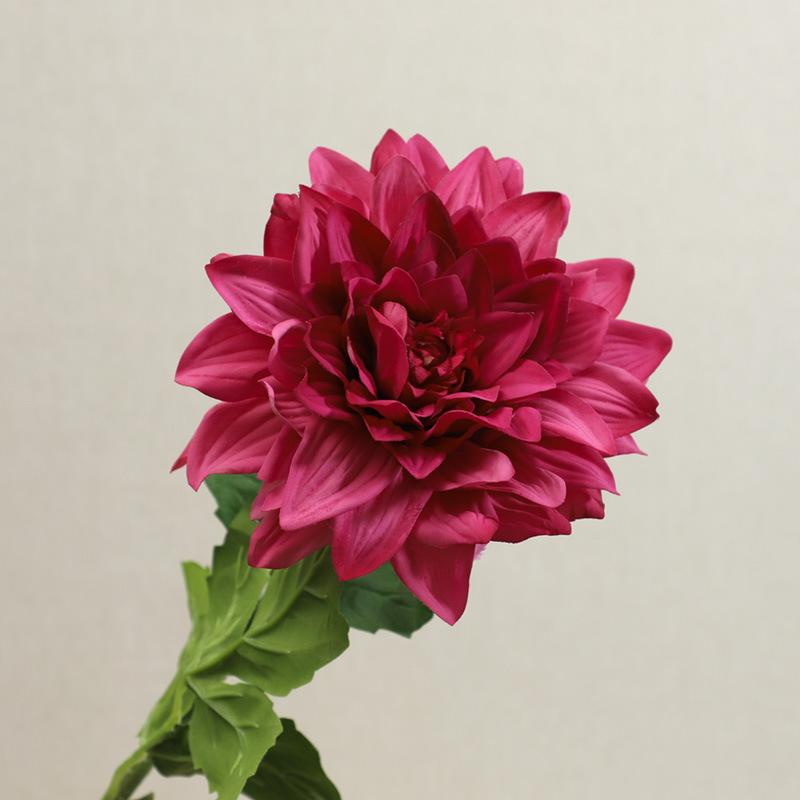 Simulation Dahlia Simulation Flower Home Furnishing Living Room Entrance Decoration Ornament Floral Arrangement Wedding Flower Arrangement Fake Flower