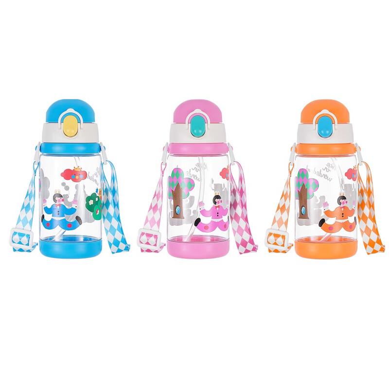 

Diller Wanderland Series Kids Dual-Drink Straw Bottle