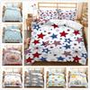 3D Digital Cute Simple Animal Star Printing Three-Piece Digital Kit Quilt Cover