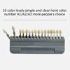 Teeth Shade Guide Classical Dentistry Equipment Teeth Whiten Porcelain 16/29 Colors Tooth Model Colorimetric Plate