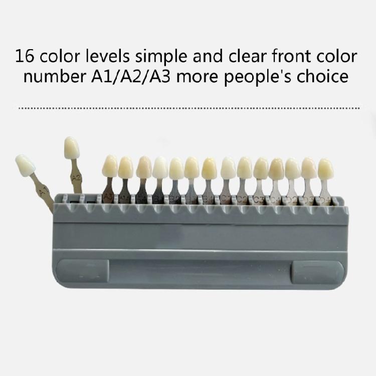 Teeth Shade Guide Classical Dentistry Equipment Teeth Whiten Porcelain 16/29 Colors Tooth Model Colorimetric Plate
