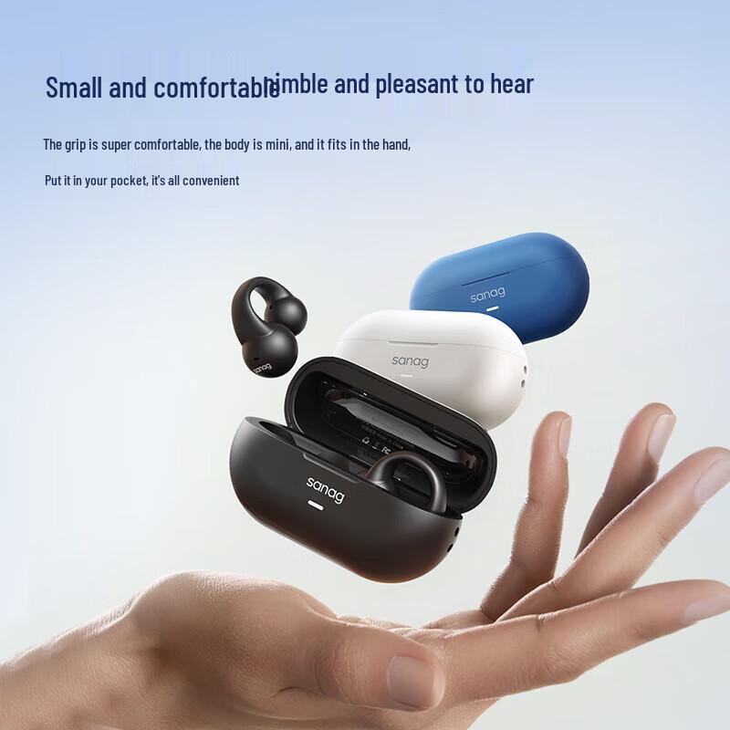 SANAG Z36S Pro Wireless Noise-Cancelling Ear Clip Bluetooth Earbuds
