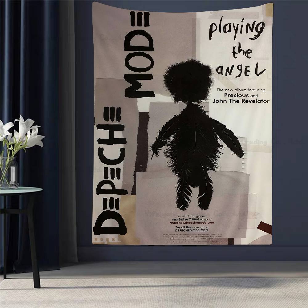

Band DDEPECHE MMODE Cool Chart Tapestry For Living Room Home Dorm Decor Art Home Decor 74x94cm(29x37in)