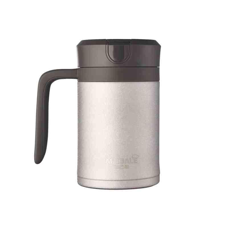 Maibale Smart Pure Titanium Thermos Bottle with LED Display, 500ml