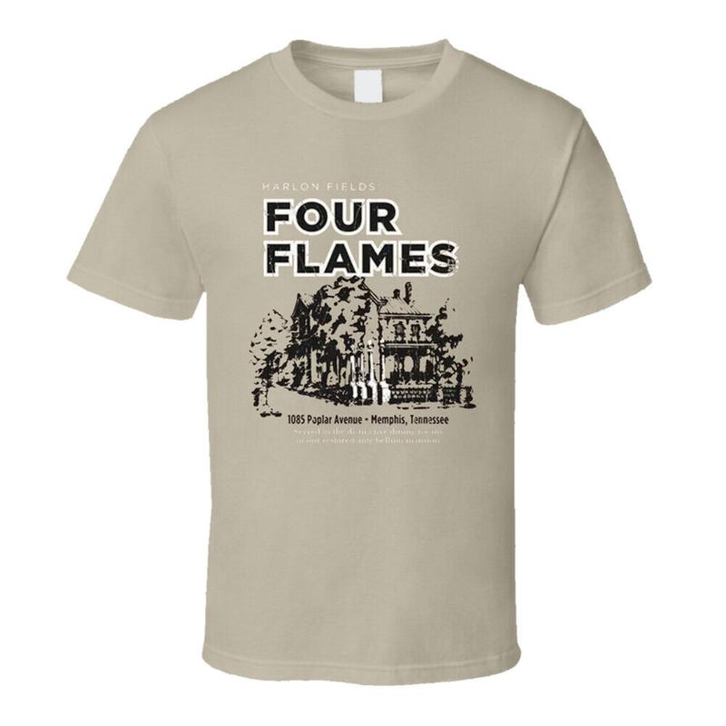 

Four Flames Restaurant T Shirt 5XL різнокольоровий
