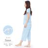 SAZAC Cinnamoroll Women's Short Sleeve Jersey Pajama Set (Sax/M/SAN1697)