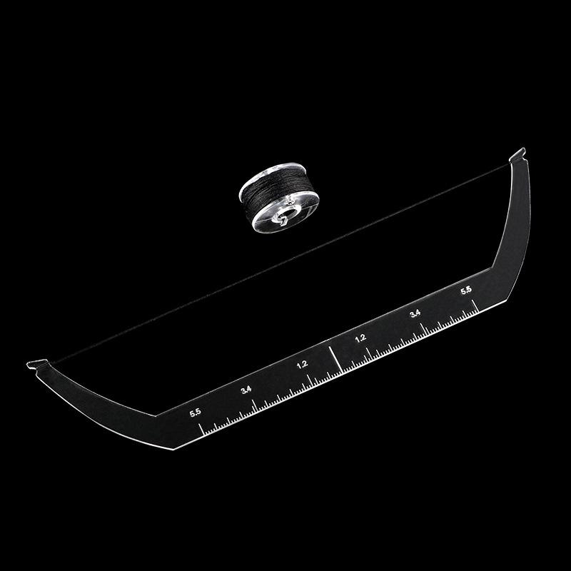 Bow And Arrow Eyebrow Mapping Ruler Positioning Ruler Eyebrow Tattoo Line Drawing Auxiliary Tool Permanent Makeup Accessories