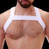 Matt White Elastic Harness - Barcode Berlin - Men's Harness
