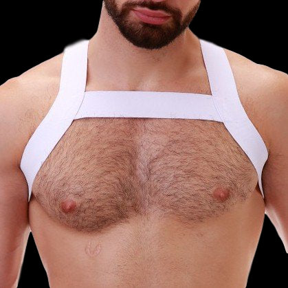 Harnais élastique Matt Blanc - Barcode Berlin - Harnais Homme