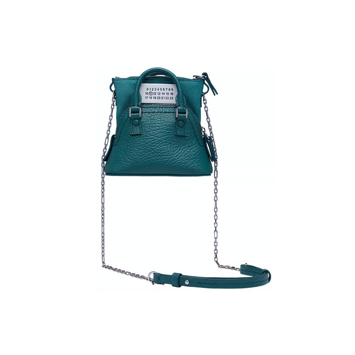 

New Maison Margiela 5AC Calfskin Handbag Shoulder Bag Crossbody Bag Regular Women s Green SB3WG0025P4455T6103 8.9*6.1*13.0CM