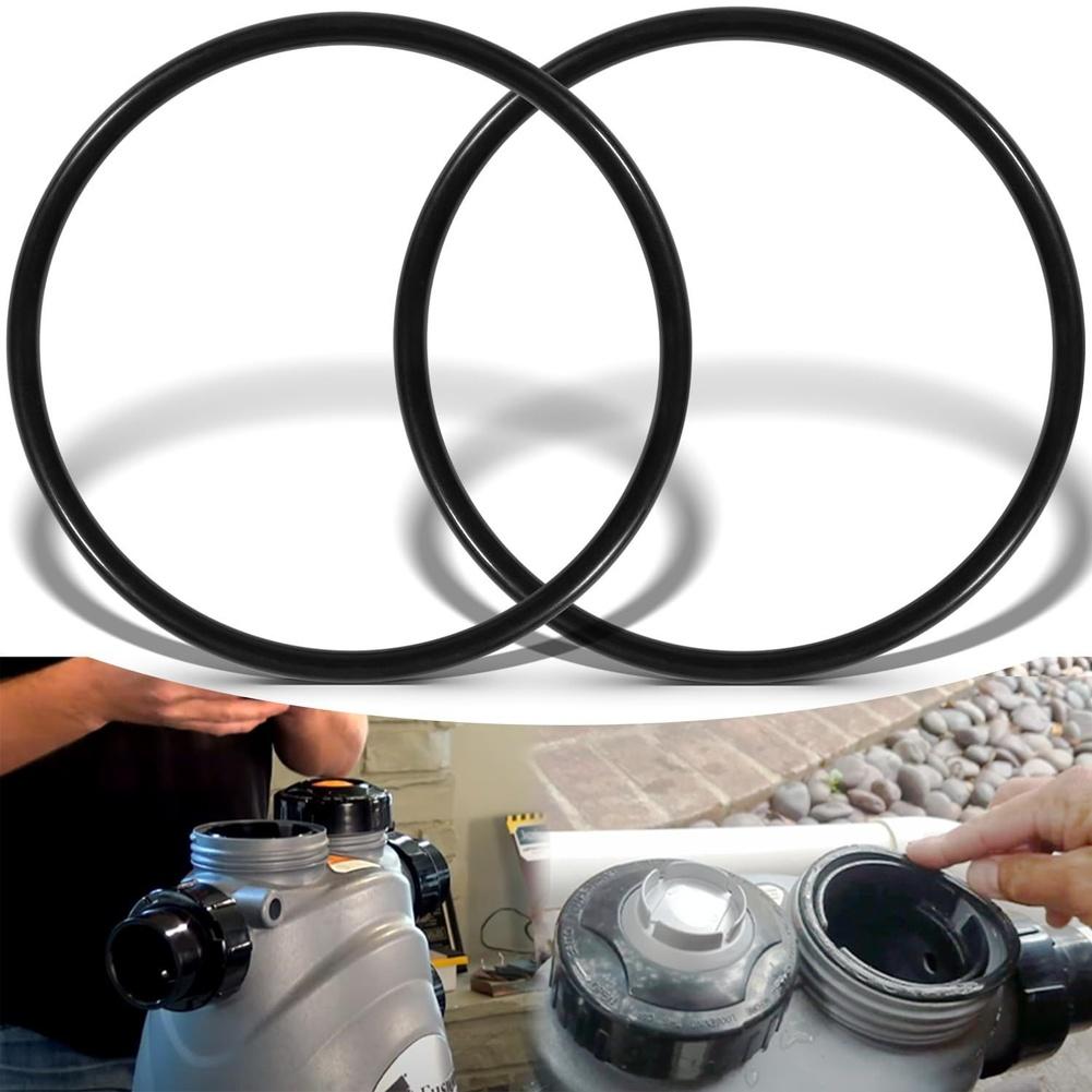 Pack of 2 Large Fluoro Rubber Non Slip O Rings for Above Ground Pool Equipment Model R0586300 Replacement Stable Seal