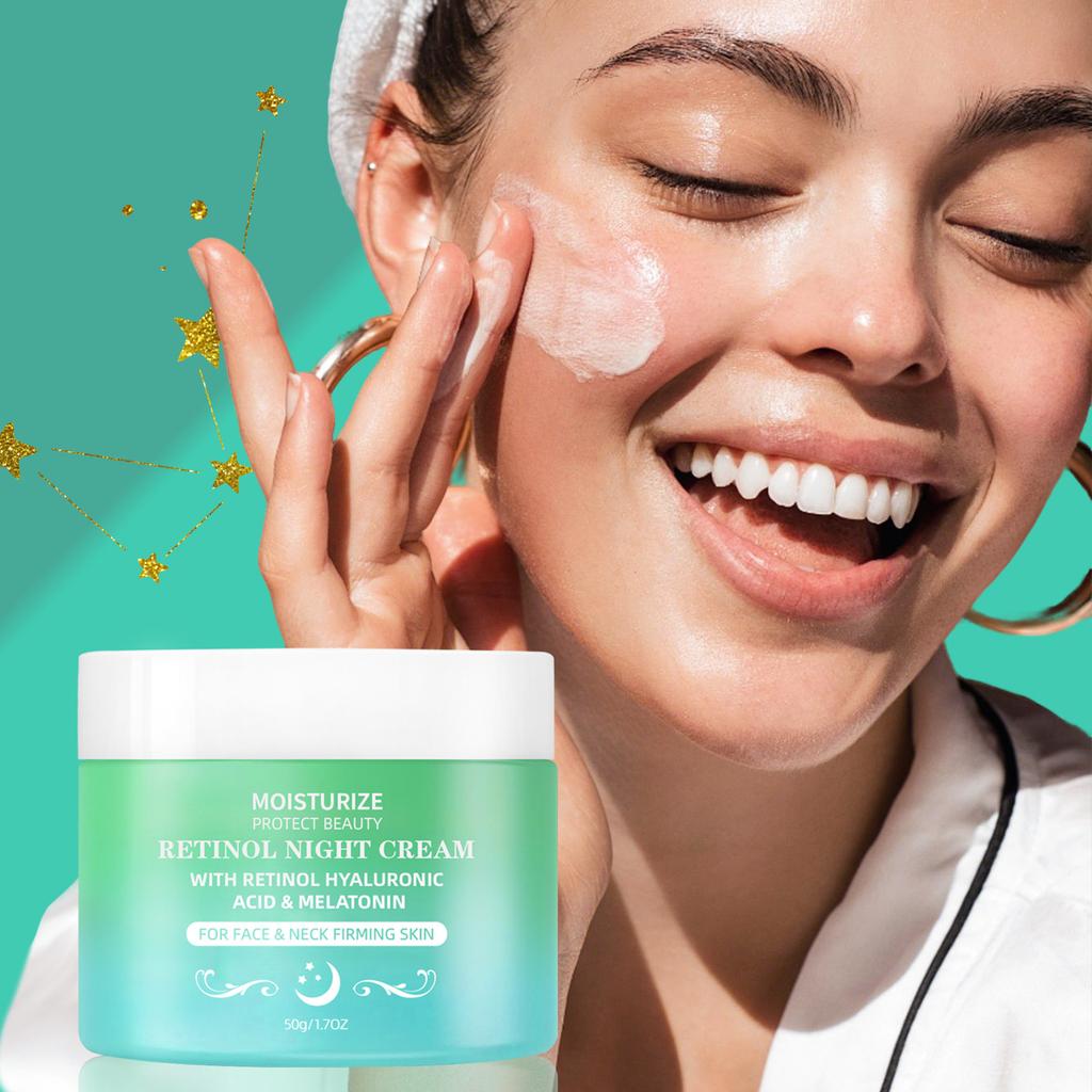 Retinol Moisturizing Cream 50g – Night Repair for Dry & Aging Skin