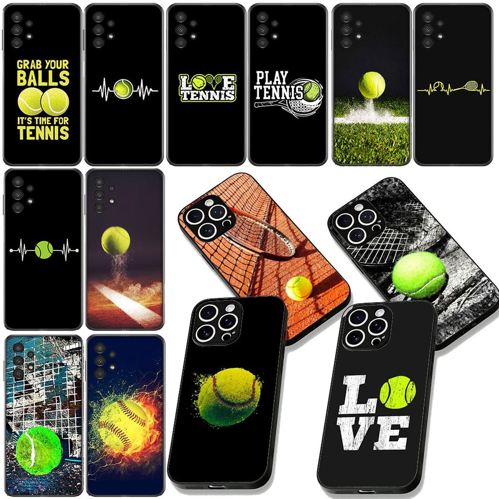 Tennis-Fan Handyhülle für Samsung Galaxy S25 Edge S24 S23 FE Plus Ultra A16 A15 A55 A57 5G Schutzhülle