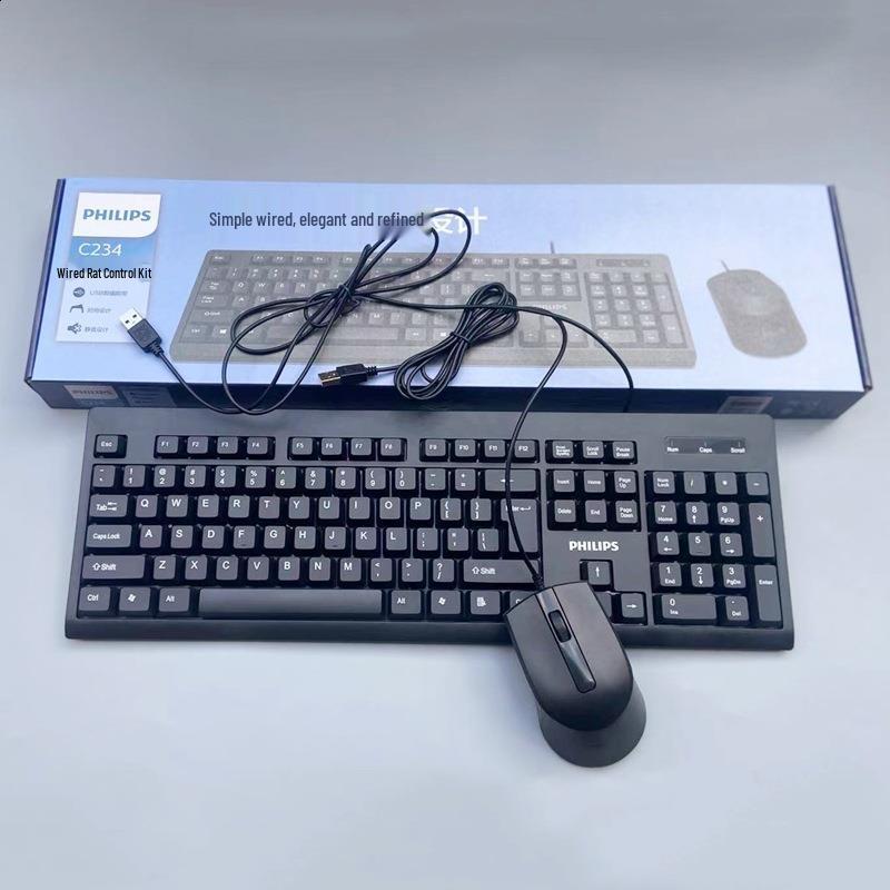 SPK6234 USB Wired Keyboard for Home and Office