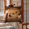 Abstract Shiba Inu Print Cushion Cover Car Throw Pillow Case For Sofa Car Christmas Gift 40X40Cm 45X45Cm
