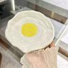 Ceramic Egg Soap Dish Holder Drain Portable Home Bathroom El Soap Box Tray Bathroom Accessories Crafts Gift