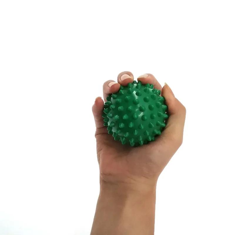 Balle de Massage à Picots 7cm Rouleau Manuel pour le Corps PVC Durable pour Relâchement Myofascial Sport Fitness Soulagement des Points Gâchettes