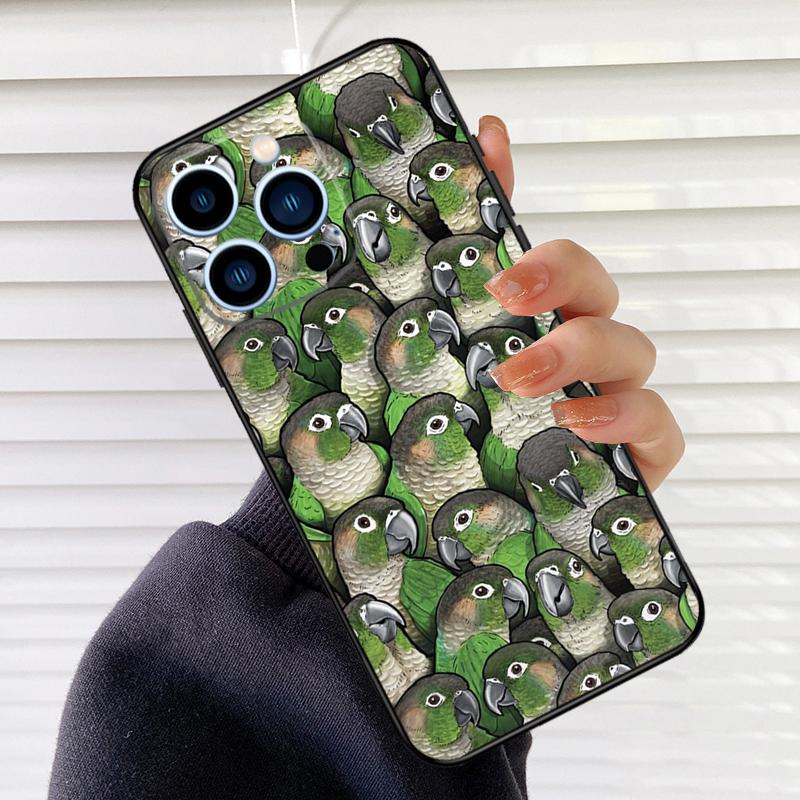 Animal Parrot Bird Phone Case For iPhone 17 16 15 13 11 12 14 Pro Max mini 15 16 Plus 16e 17 Air Cover Fundas