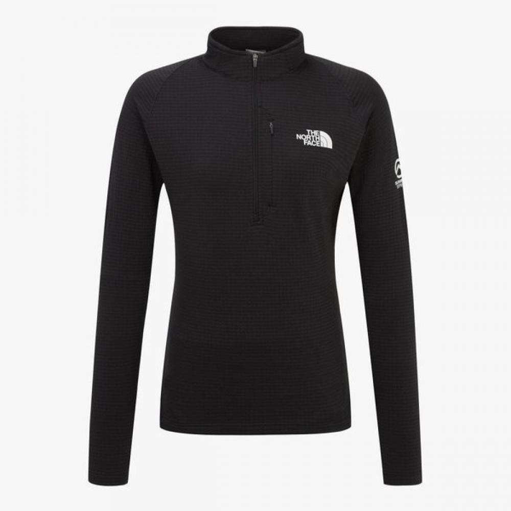 The North Face Women S Long Sleeve Hoodie Black Nt7lr88a BLACK/085
