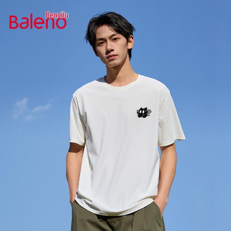 Baleno Unisex Heavyweight Cotton T-Shirt with Cute Pet Print L
