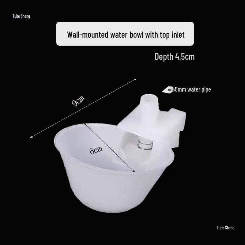 Automatic Poultry Drinking Bowl for Chickens, Pigeons & Quails - Cage Hanging Water Tank with Auto-Stop Feature