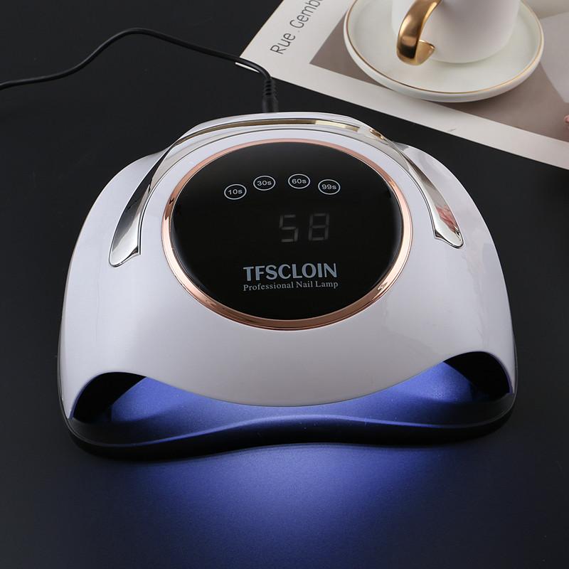 180W 60Leds LED Lamp Nail Dryer 60LEDs UV Ice Lamp For Drying Gel Polish Timer Auto Sensor Manicure Tools