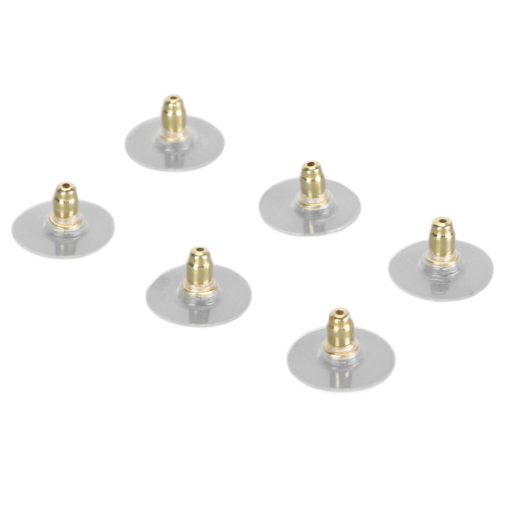 Earring Backs 925 Silver Replacement Secure Locking Studs Backs for Women Girls 3 Pairs Gold