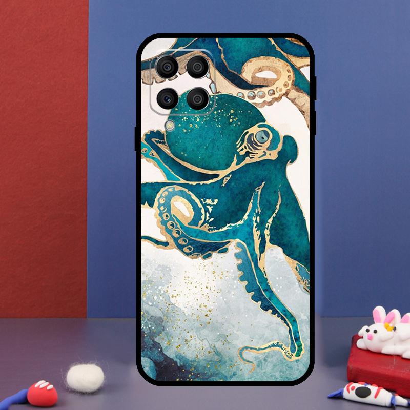 Meeresleben Ozean Oktopus Für Samsung Galaxy M15 M55 M33 M13 M23 M53 M31 M51 M14 M34 M54 M20 M30s M52 M32 Handyhülle