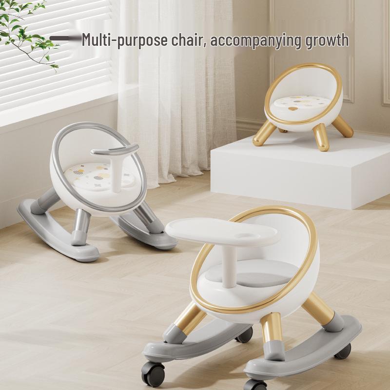 Foldable Baby High Chair: Multi-functional Infant & Toddler Dining Seat for Home