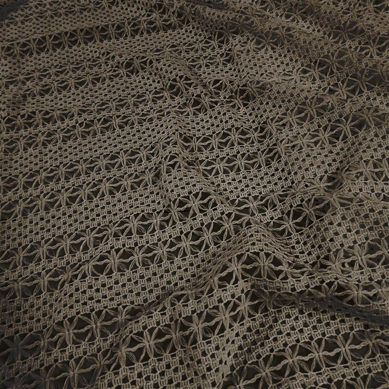 1 Yards Polyester Cotton Blend Openwork Crochet Knit Fabric For Sewing Women Cardigans Tablecloth Upholstery Crafts Material