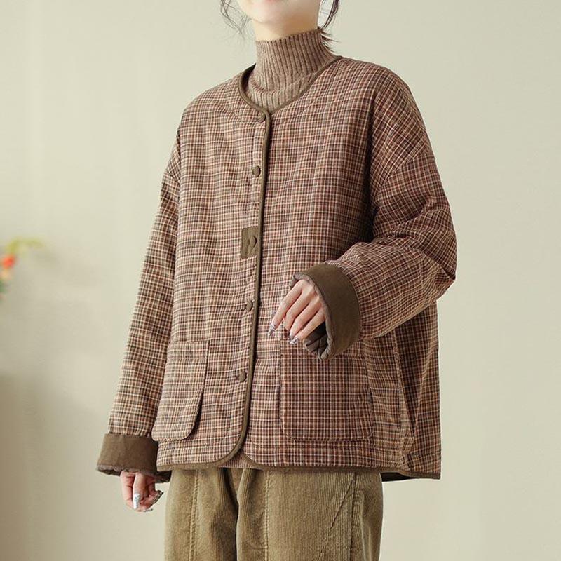 Coat for Women Cotton Winter Thickened Casual Oversize Double Layer Windbreaker Jacket